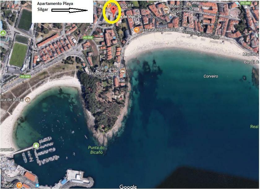 Apartamento Playa Silgar Sanxenxo Esterno foto